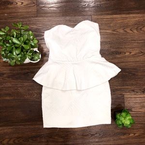‼️EMERALD SUNDAE WHITE MINI DRESS ‼️